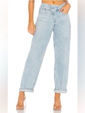 AGOLDE Light Blue Cris Cross Jeans